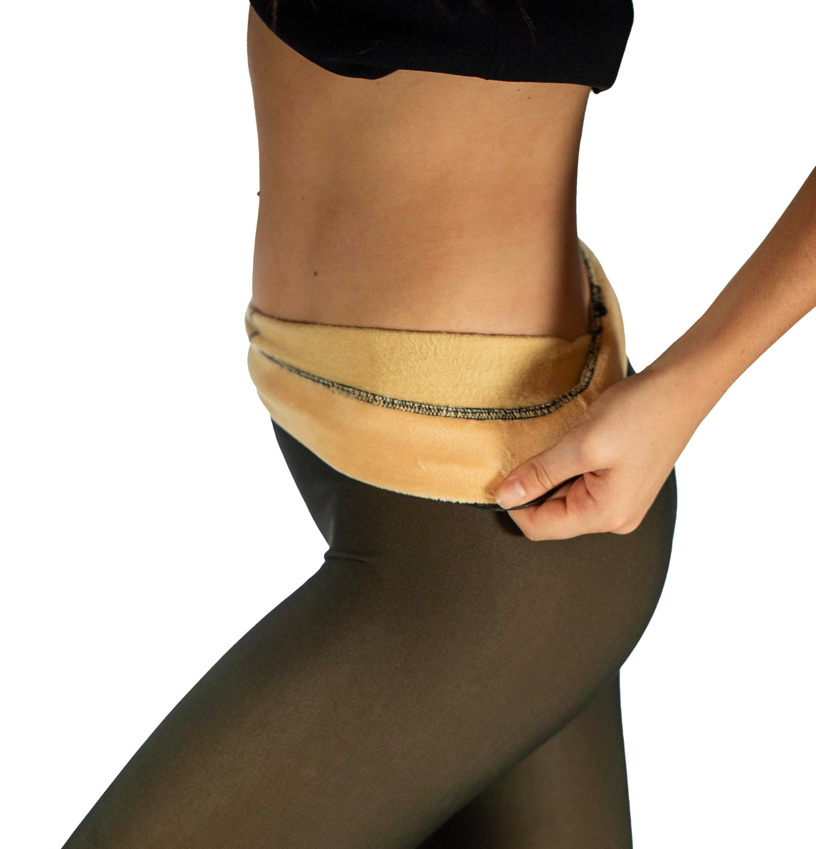 SHEER FLEECE LINED TIGHTS